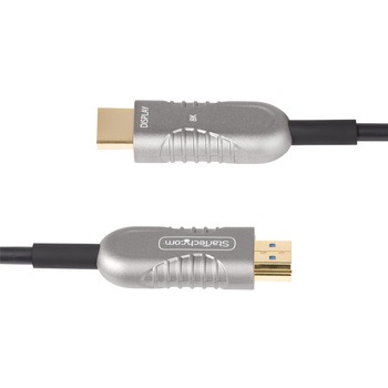 HDMI 2.1ケーブル/光ファイバー/9.1m/8K60Hz 4K120Hz/プレナム定格/HDR10+ FRL TMDS eARC/オス-オス/ブラック/Ultra High Speed/モニターケーブル StarTech.com