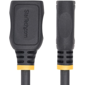 HDMI 2.0延長ケーブル/2m/4K60Hz/High Speed HDMI/オス-メス/ブラック/ポート保護 モニターケーブル StarTech.com