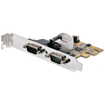 21050-PC-SERIAL-LP RS232Cシリアルアダプターカード/PCI Express/2ポート/16C1050 UART/標準 & ロープロ/COM番号保持機能/Win & Linux StarTech.com