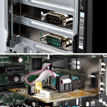 RS232Cシリアルアダプターカード/PCI Express/2ポート/16C1050 UART/標準 & ロープロ/COM番号保持機能/Win & Linux StarTech.com