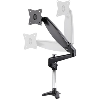 モニターアーム/クランプ ・グロメット 固定式/1画面/最大32インチ/49インチウルトラワイド/耐荷重8kg/VESA対応/高さ調整可能/ディスプレイマウント StarTech.com