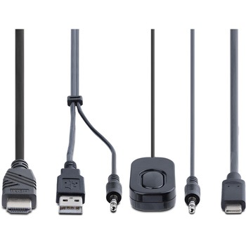 KVMスイッチ/2ポート/一画面/4K60Hz HDMI/ハイブリッド(USB-A & USB-C DP Alt)/ケーブル/PC パソコン 切替器(2台用) StarTech.com
