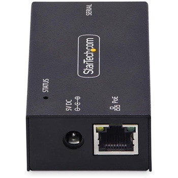 シリアル変換デバイスサーバー/1ポート/RS-232C - イーサネット接続/PoE対応/メタル筐体/壁面 DINレールマウント/DB9 ネットワーク変換アダプター StarTech.com