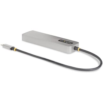 USB-Cハブ/3ポート/2x USB-A + 1x USB-C/USB 3.2 Gen 2 10Gbps/100W Power Deliveryパススルー/2.5Gbps 有線LAN/PD対応 高速転送 充電 軽量モデル StarTech.com