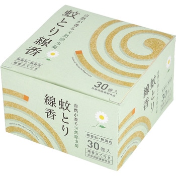 自然が香る天然除虫菊 蚊とり線香 宇部マテリアルズ