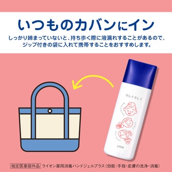 キレイキレイ薬用手指の消毒ジェルプラス LION(ライオン)