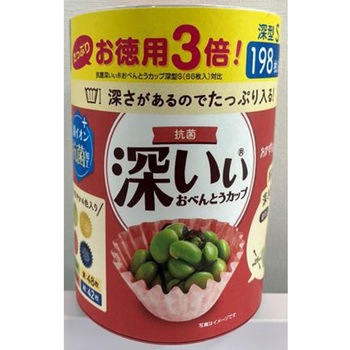 お徳用3倍抗菌深いぃおべんとうカップ 東洋アルミエコープロダクツ