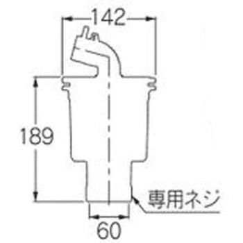 縦引トラップ(チャコール) カクダイ