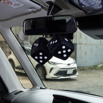カー用品 ルームミラーダイス ぬいぐるみ - 向島自動車用品製作所