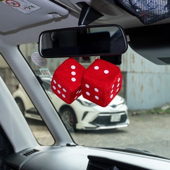 カー用品 ルームミラーダイス ぬいぐるみ - 向島自動車用品製作所