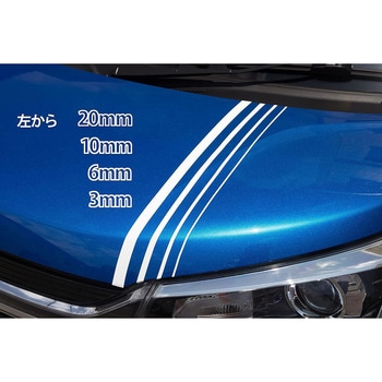 カー用品 カジュアルテープ 幅6mm×10m巻 向島自動車用品製作所