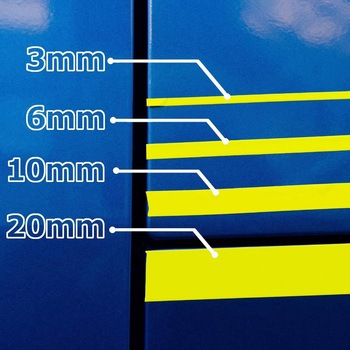 カー用品 蛍光テープ 幅10mm×2m巻 向島自動車用品製作所
