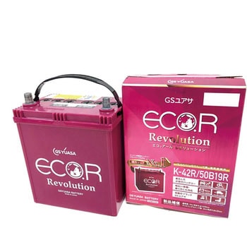 アイドリングストップ車用バッテリー Eco R Revolution Gsユアサ 国産乗用車用バッテリー 通販モノタロウ Er 60b19l