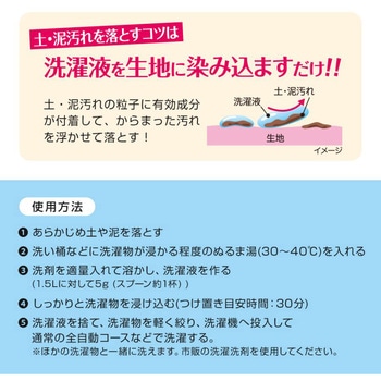 土汚れ泥汚れつけおき洗剤 アイメディア