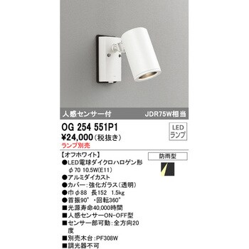 OG254551P1 エクステリア スポットライト 本体 1台 オーデリック