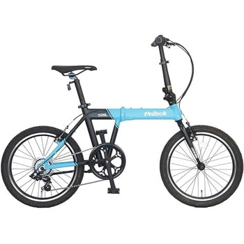 20型外装7段軽量アルミ折り畳み自転車 PELTECH(ペルテック)