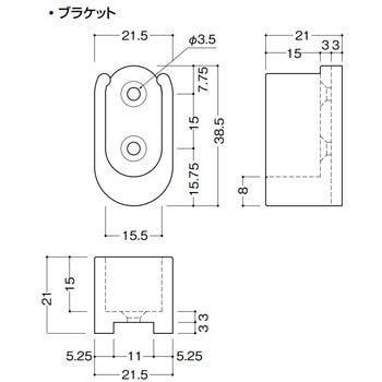 内部ユニットFiTIO 側面棚柱タイプ ハンガーパイプ(カットフリー) 大建工業