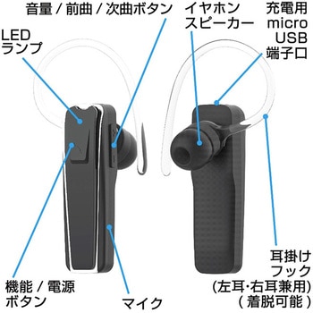 Bluetoothイヤホンマイク カナル式 カシムラ