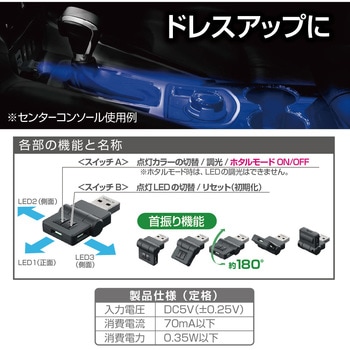 スイングUSBライト 星光産業