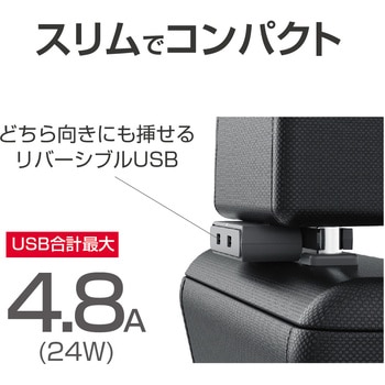 ヘッドレストUSBポート 星光産業