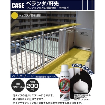 ハトクリーン(鳩用忌避剤 泡タイプ) プロテクト