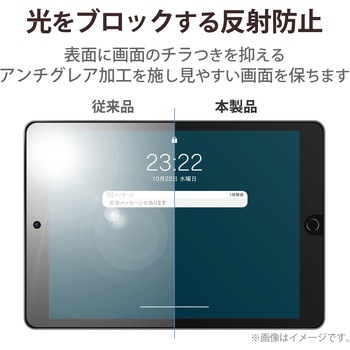 iPad Pro 12.9インチ 第 6 /5 / 4 / 3 世代 用 フィルム ペーパーライク 上質紙 紙のような描き心地 アンチグレア 指紋防止 反射防止 マット エアーレス エレコム