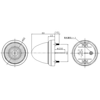 JB LEDクリスタルEマーカー 黄色 JB(日本ボデーパーツ工業) LEDタイプ