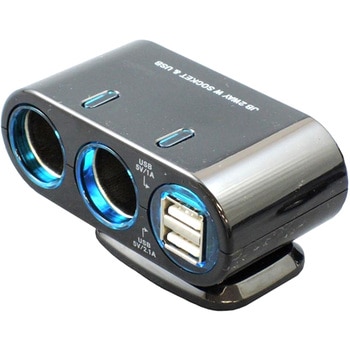 JB 2WAY ダブルソケット USB付 12/24V JB(日本ボデーパーツ工業)