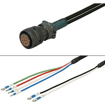 オムロンG5ブレーキ付き動力ケーブル<R88A-CAKF***B相当> ダイヤトレンド