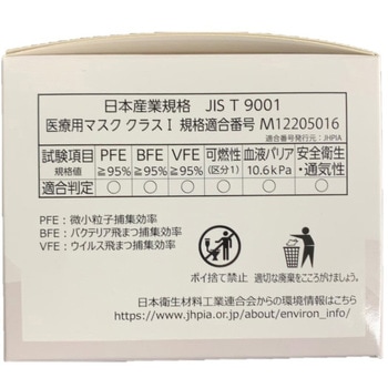 サージカルマスク 日本製 50枚入 JIS規格適合 リーブル