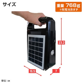ソーラー充電式多機能バッテリー エマージェンシーマルチキット とうしょう