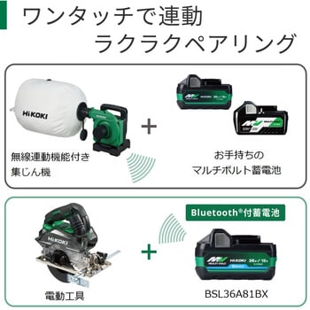 BSL36A18BX マルチボルト電池 (Bluetooth機能付き) HiKOKI(旧日立工機 ...