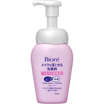 ビオレメイク落とせる洗顔料うるうる密着泡 花王