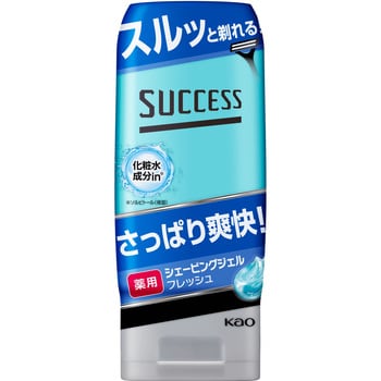 サクセス薬用シェービングジェルフレッシュ 1個(180g) 花王 【通販