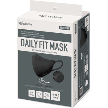 DAILY FIT MASK  立体 ふつうサイズ 30枚入 アイリスオーヤマ