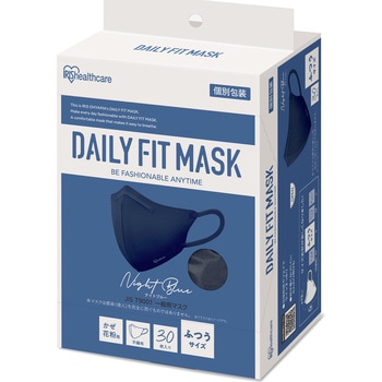 DAILY FIT MASK  立体 ふつうサイズ 30枚入 アイリスオーヤマ