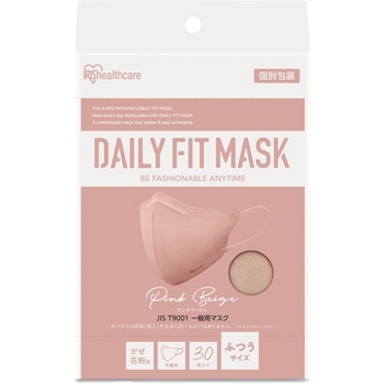 DAILY FIT MASK  立体 ふつう 30枚入 アイリスオーヤマ