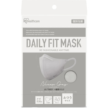 DAILY FIT MASK  立体 ふつう 30枚入 アイリスオーヤマ
