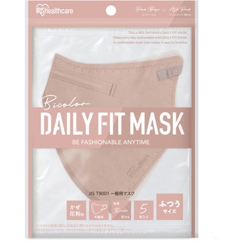 DAILY FIT MASK  立体 ふつう 5枚入 アイリスオーヤマ