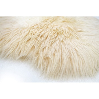 ニュージーランド天然ムートンの1匹ラグ 萩原