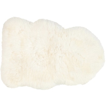 ニュージーランド天然ムートンの1匹ラグ 萩原