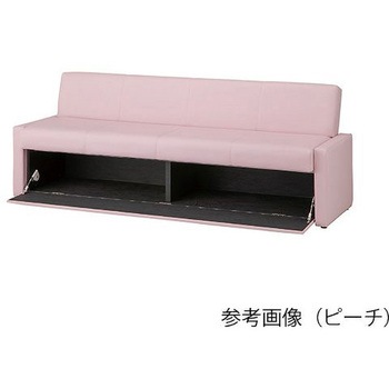 リクライニングベンチ 収納付 ナビス(アズワン)