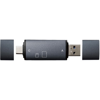 USB3．2G1C&A SDアルミカードRW ナカバヤシ