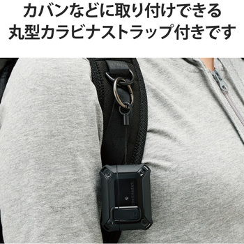 AirPods Pro 第2世代 (2022) ケース ハイブリッド 衝撃吸収 フタ開閉ロック機能 ZEROSHOCK エレコム
