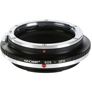 レンズマウントアダプター 富士フイルムGFX Gマウント変換 K&F Concept (ケーアンドエフコンセプト)
