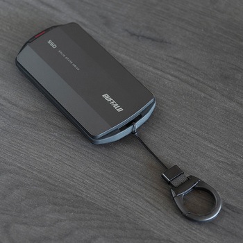 外付けSSD ポータブル USB3.2 Gen2対応 超高速モデル 耐衝撃&防塵&防滴機能 Type-C対応 Type-Aコネクタ付 BUFFALO(バッファロー)