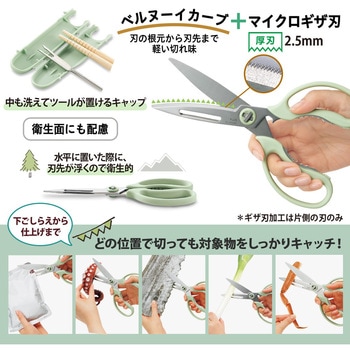 多機能料理ハサミ フィットカットカーブ プラス(文具)