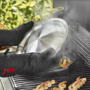 GBS中華鍋とスチームラック Weber