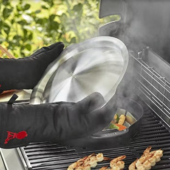 GBS中華鍋とスチームラック Weber