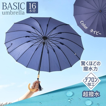 55cm手開き テフロン加工 無地 スギハラ